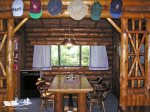 Built-ins add special charm to this log cabin